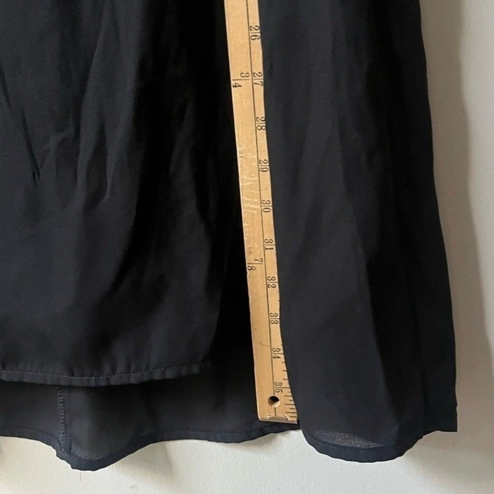 Nordstrom Rack Sleeveless Shift Dress Womens Medium Black Casual Chic New - Picture 8 of 11
